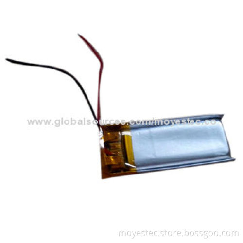 3.7V Li-ion Polymer Battery with 90mAh, Fit for Bluetooth Devices, Digital Camera and Car GPS